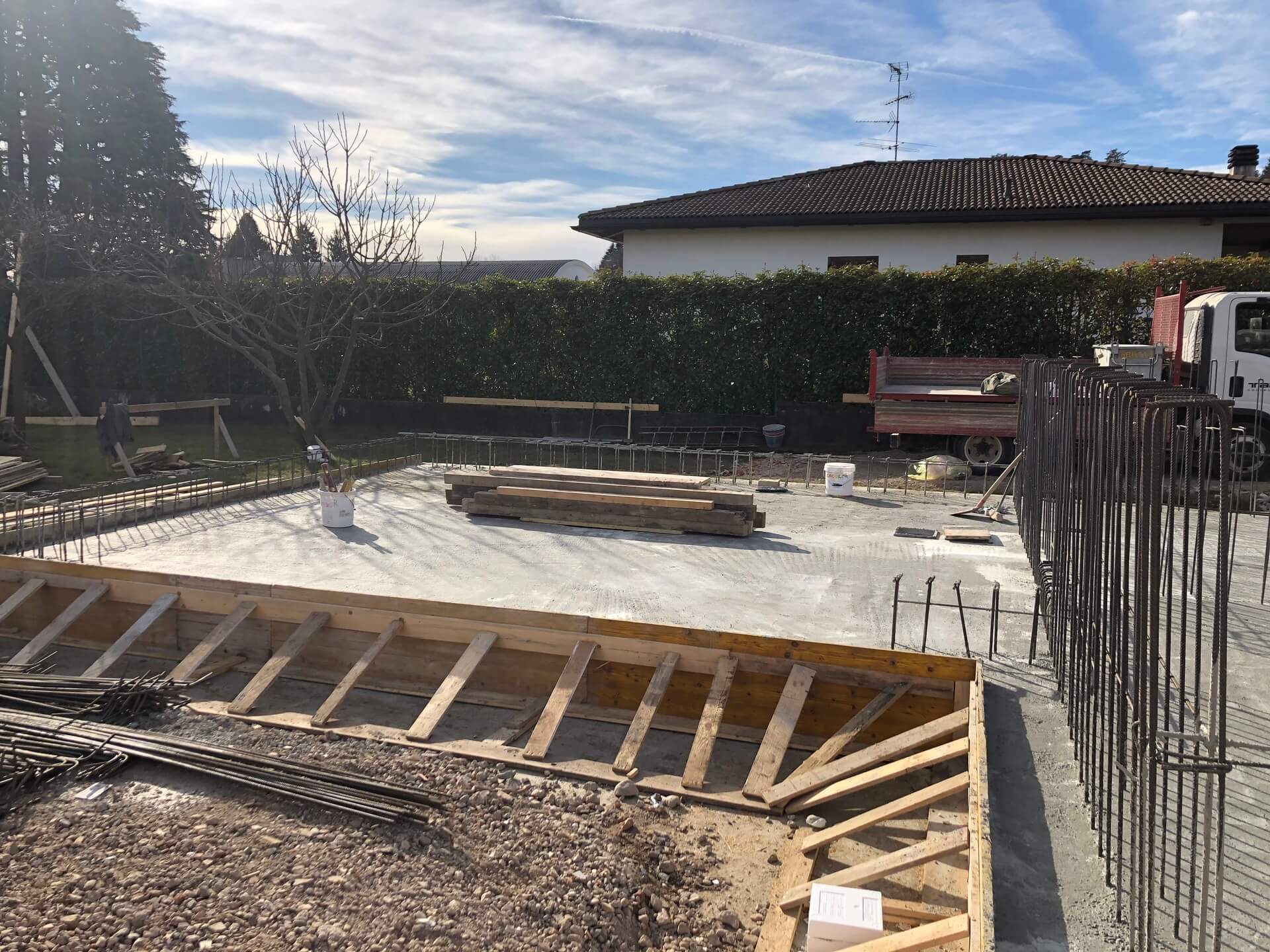  Casa monofamiliare - cantiere