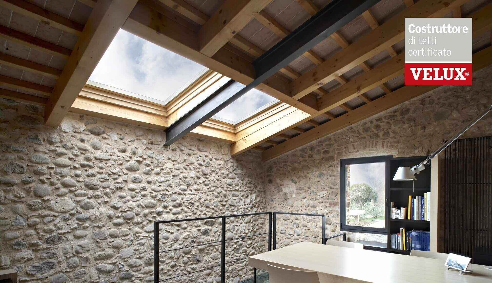 AB Legno costruttore di tetti certificato Velux