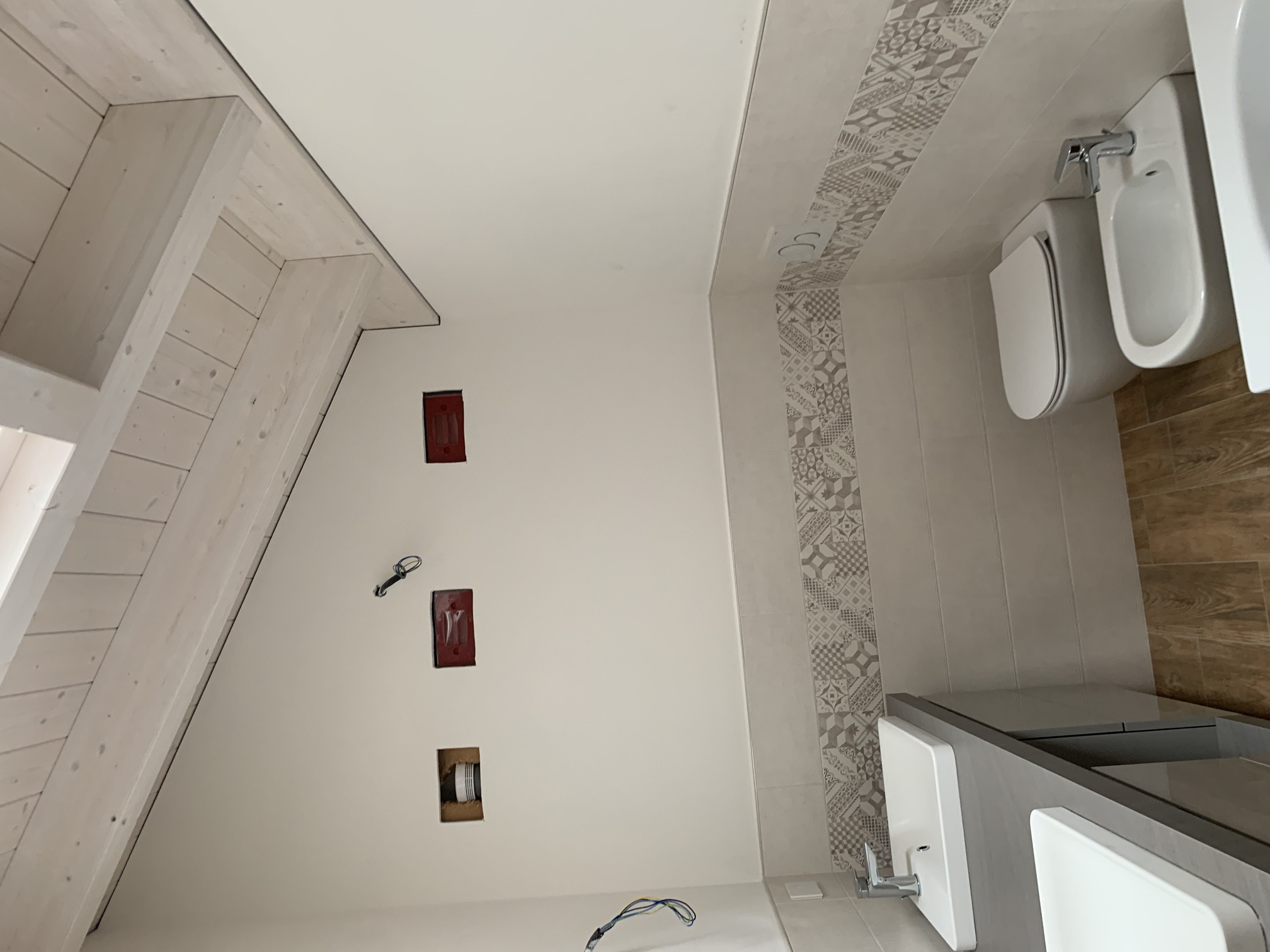 Interni casa monofamiliare in bioedilizia