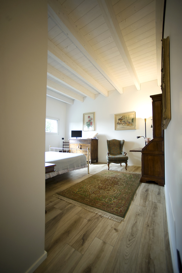 interni casa in legno monopiano a Varese