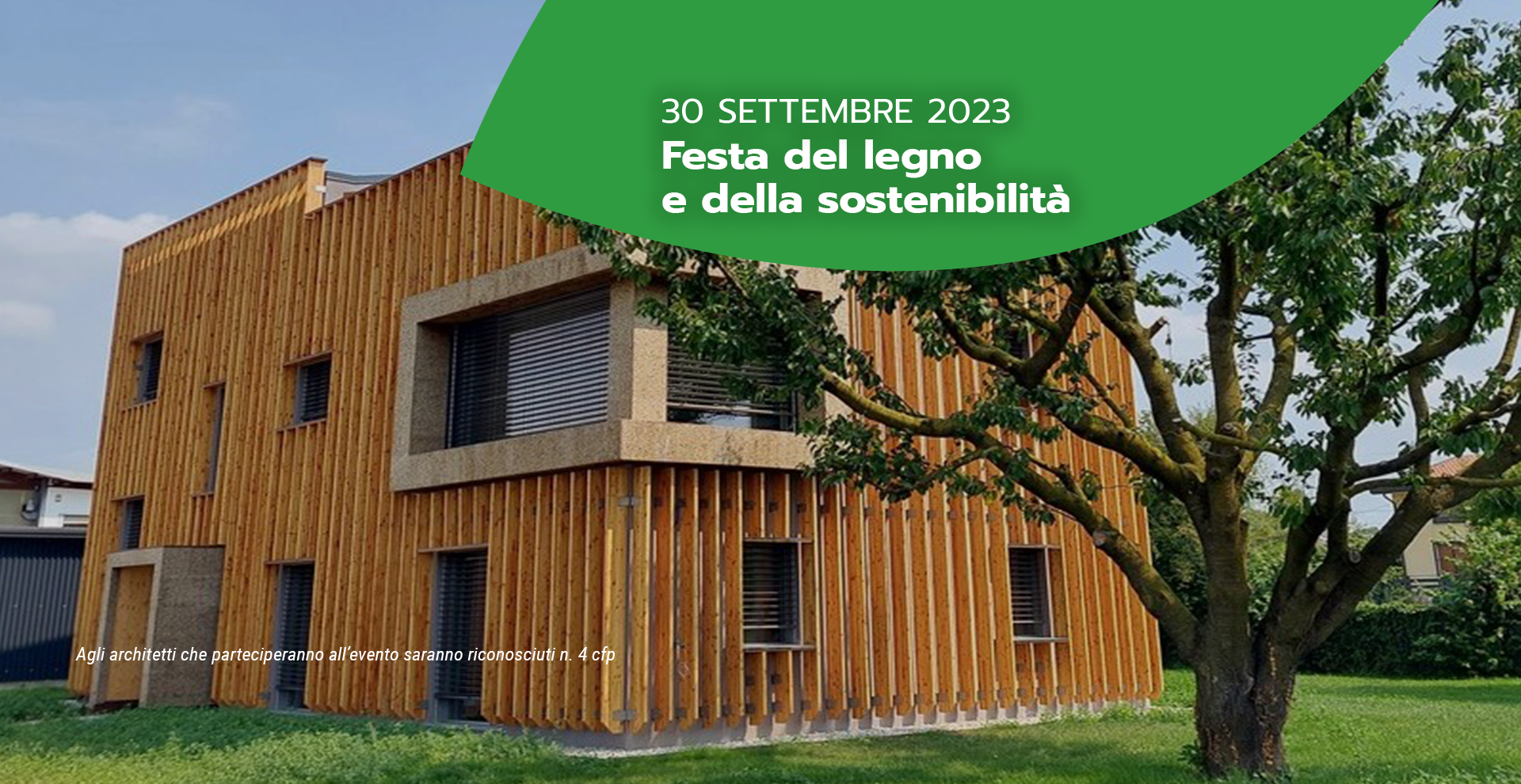 Festa del legno e della sostenibilità . 30 settembre . AB Legno