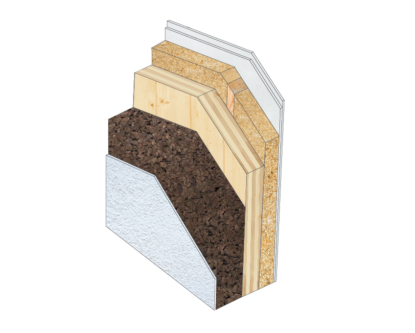 Sistema xlam per la costruzione di case in legno